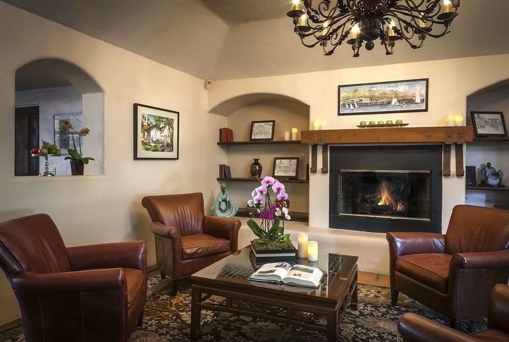 Spanish Garden Inn Santa Barbara Dalaman gambar